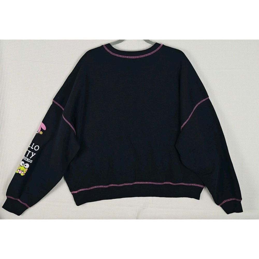 Hello Kitty Friends Halloween Sweatshirt XXL Black Fleece Trick Or Treat - Picture 6 of 10